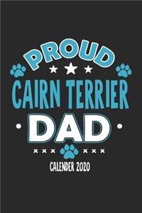 Proud Cairn Terrier Dad Calendar 2020