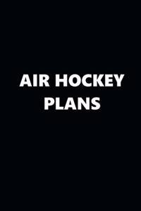 2020 Daily Planner Sports Theme Air Hockey Plans Black White 388 Pages