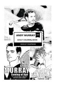 Andy Murray Adult Coloring Book