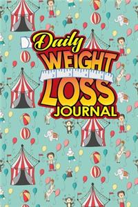 Daily Weight Loss Journal: Daily Planner Non Dated, Planner Calendar, Daily Task Sheets, Scheduler Planner, Cute Circus Cover, Cute Circus Cover