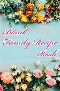 Blank Family Recipe Book