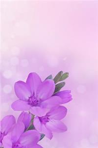 Purple Floral Journal Notebook