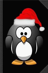 Christmas Santa Penguin Journal Notebook