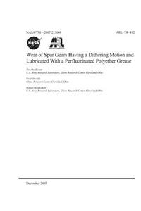 Wear of Spur Gears Having a Dithering Motion and Lubricated with a Perfluorinated Polyether Grease