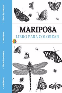 Libro Para Colorear Mariposa