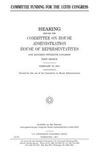 Committee funding for the 115th Congress