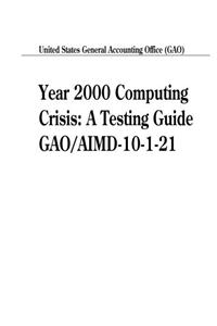 Year 2000 Computing Crisis: A Testing Guide Gao/Aimd10121