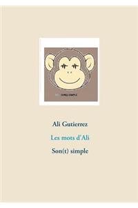 Les mots d'Ali