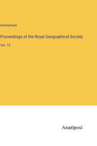 Proceedings of the Royal Geographical Society