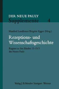 Rezeptions- Und Wissenschaftsgeschichte