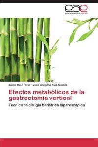 Efectos Metabolicos de La Gastrectomia Vertical