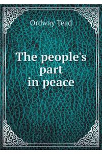 The People's Part in Peace