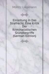 Einleitung in das Strafrecht