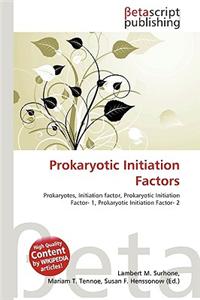 Prokaryotic Initiation Factors