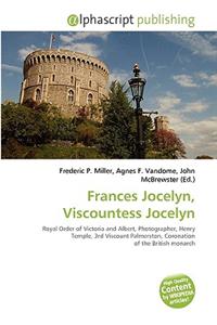Frances Jocelyn, Viscountess Jocelyn