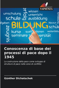Conoscenza di base dei processi di pace dopo il 1945