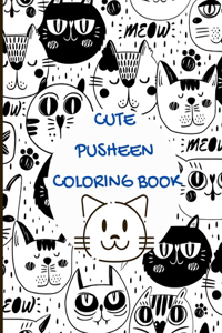 Cute Pusheen Coloring Book