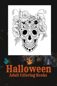 Halloween Adult Coloring Books