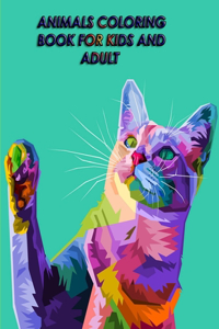 Animals Coloring Book for Kids and Adult