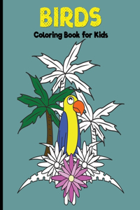 Birds Coloring Book For Kids