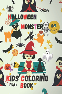 Halloween Monster Kids Coloring book