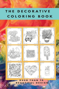 The decorative coloring book