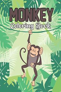 Monkey Coloring Book