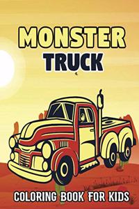 Monster Truck Coloring Book For Kids