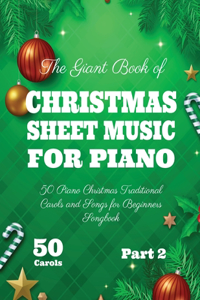 Giant Book of Christmas Sheet Music For Piano