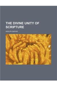 The Divine Unity of Scripture