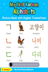 My First Korean Alphabets Picture Book with English Translations