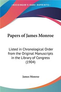 Papers of James Monroe
