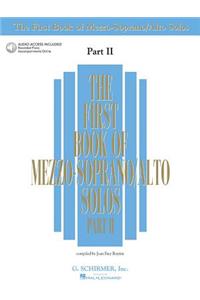 First Book of Mezzo-Soprano/Alto Solos - Part II Book/Online Audio
