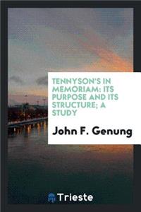 Tennyson's in Memoriam