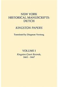 New York Historical Manuscripts