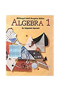McDougal Littell High School Math: Student Edition Algebra 1 1995
