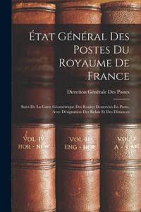 État Général Des Postes Du Royaume De France
