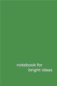 Notebook for Bright Ideas