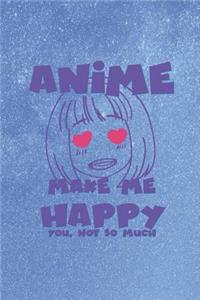 Anime Make Me Happy You, Not So Much