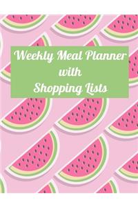 Weekly Meal Planner with Shopping Lists