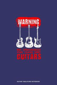 Guitar Tablature Notebook