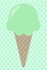 Mint Ice Cream Sketchbook