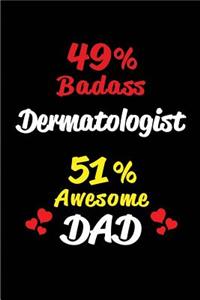 49% Badass Dermatologist 51% Awesome Dad