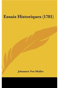 Essais Historiques (1781)