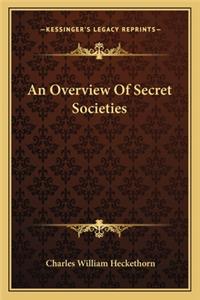 An Overview Of Secret Societies