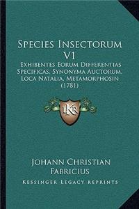 Species Insectorum V1