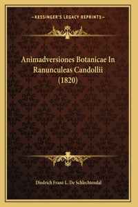 Animadversiones Botanicae In Ranunculeas Candollii (1820)