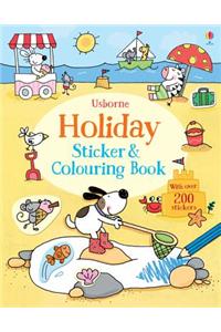 Holiday Sticker and Colouring Book