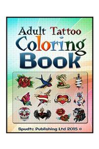 Adult Tattoo Coloring Book