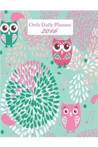 Owls Daily Planner 2016